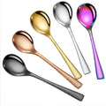 304 Stainless Steel Hammered Dining Spoon, Modern Dessert & Soup Spoon for Home, Restaurant and Hotel Use